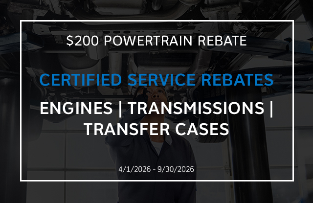 Powertrain Offer Banner